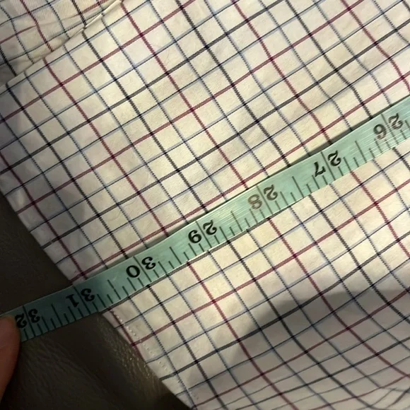 Ralph Lauren Golf Shirt Mens Size large Plaid Tilden Long Sleeve Button Down - Picture 9 of 10